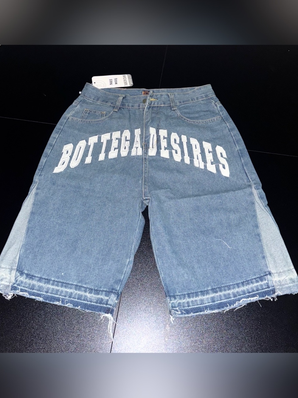 Men’s Light Blue Denim Jean Shorts